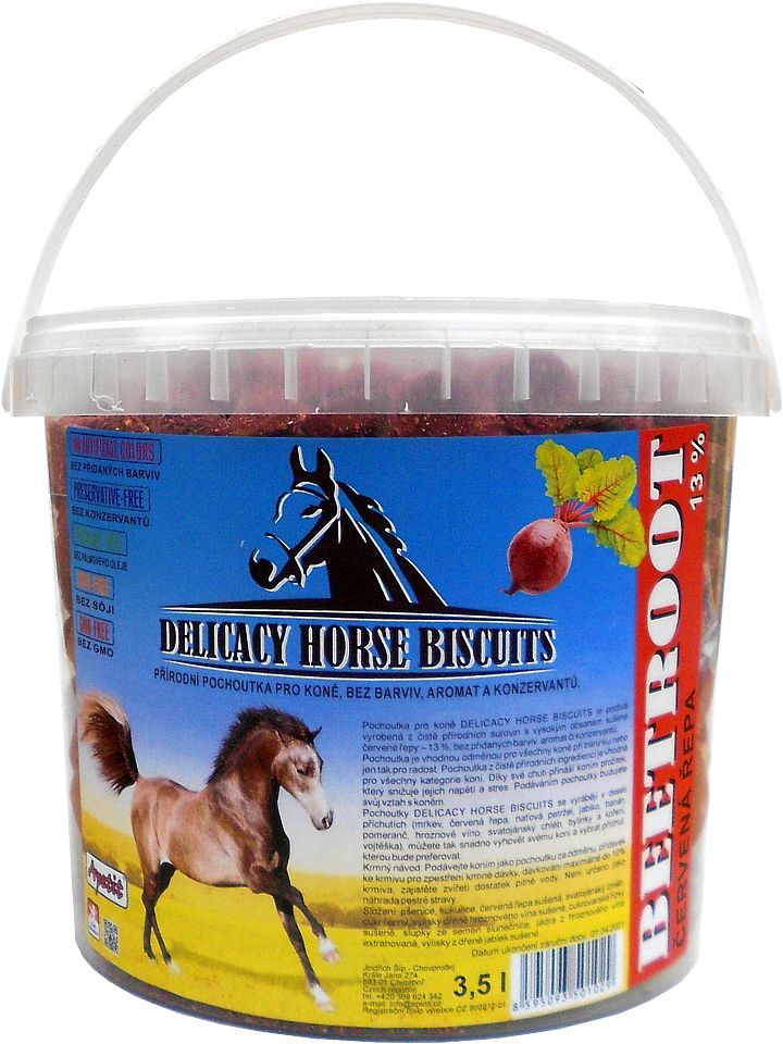 Apetit DELICACY HORSE BISCUITS BEETROOT 3,5 l www.apetit.cz