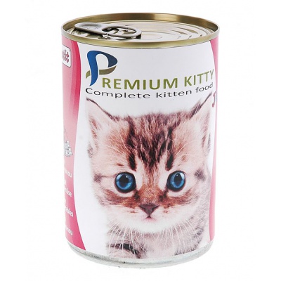 Apetit - PREMIUM KITTY konzerva pro koťata - JUNIOR se zeleninou 410g