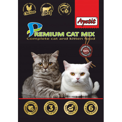 Apetit - PREMIUM CAT MIX 750g