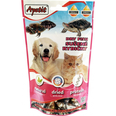 AKCE 07/08/26 Apetit - DRY FISH 50g AKCE 07/08/26 Apetit - DRY FISH 50g