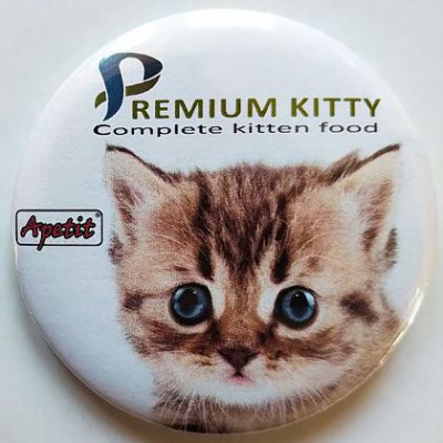 Apetit - reklamní placka - Premium kitty