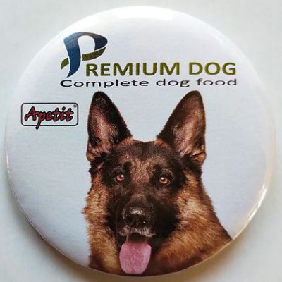 Apetit - reklamní placka - Premium dog 3
