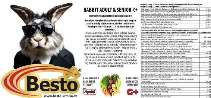RABBIT ADULT & SENIOR  C+